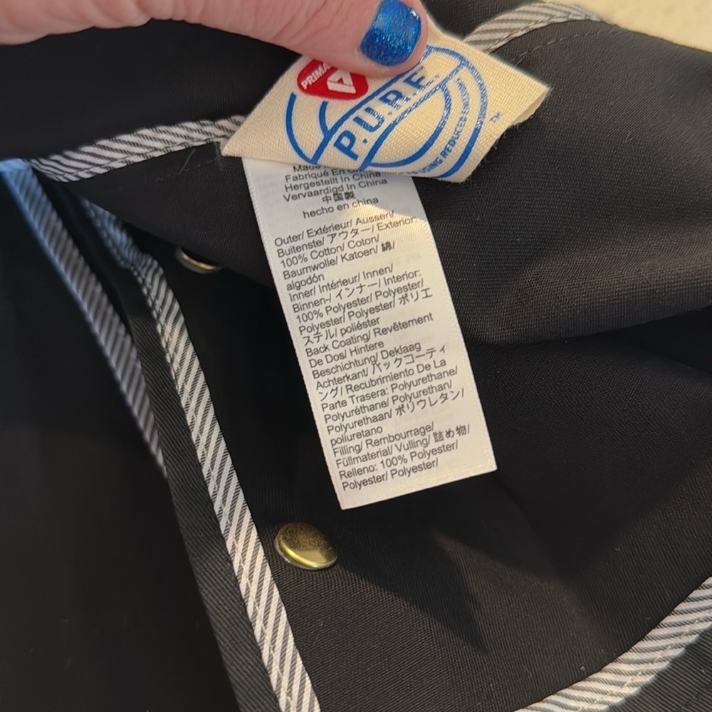 J Crew Collection Long Waxed Barn Jacket Removable Vest Black NWT Size L - Picture 15 of 15
